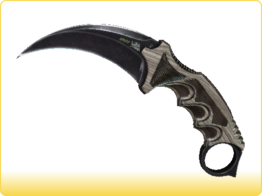 ★ Karambit | Black Laminate
