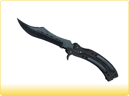 ★ Butterfly Knife | Blue Steel