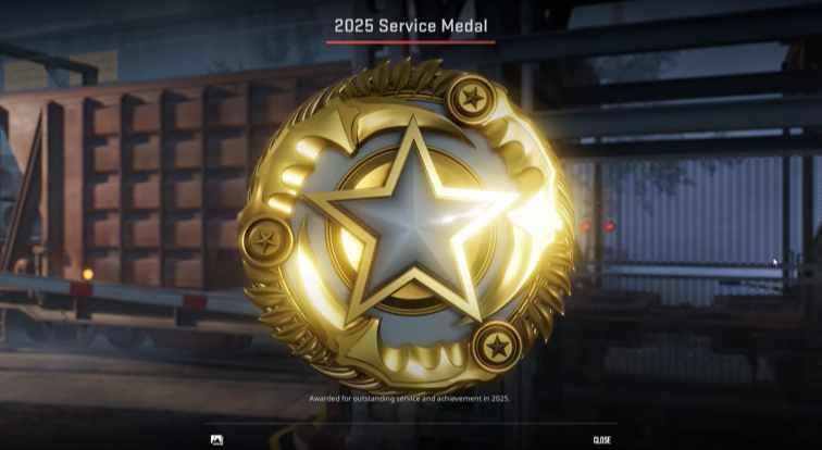 CS2 2025 Service Medal