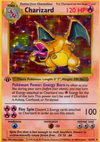 Charizard, Base Set 004