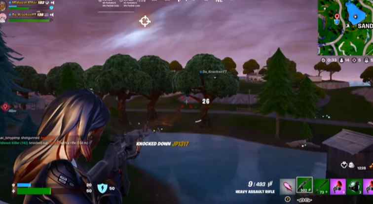 Hitscan Weapons in Fortnite