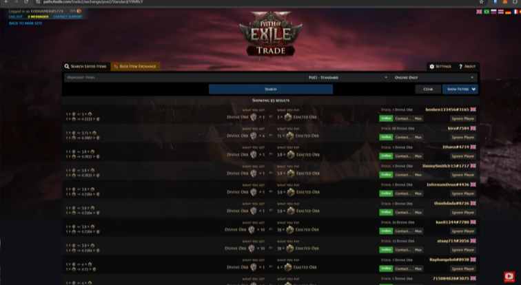 Trading in Path of Exile 2