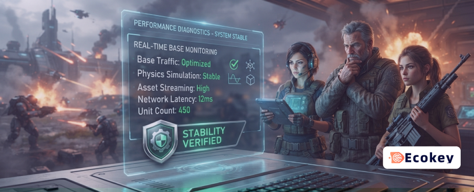 A racing HUD overlay showing optimized system performance metrics in Forza Horizon 6.